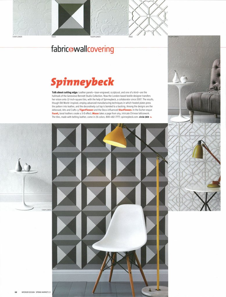 Interior Design, Spring Market Tabloid 2013