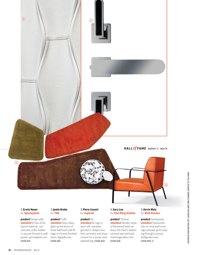 Interior Design, Dec 2014