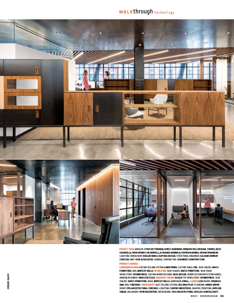 Interior Design, Nov 2015