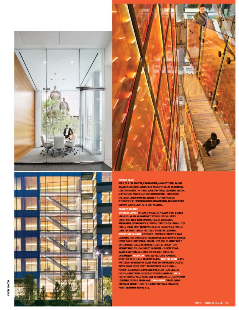 Interior Design, Nov 2015