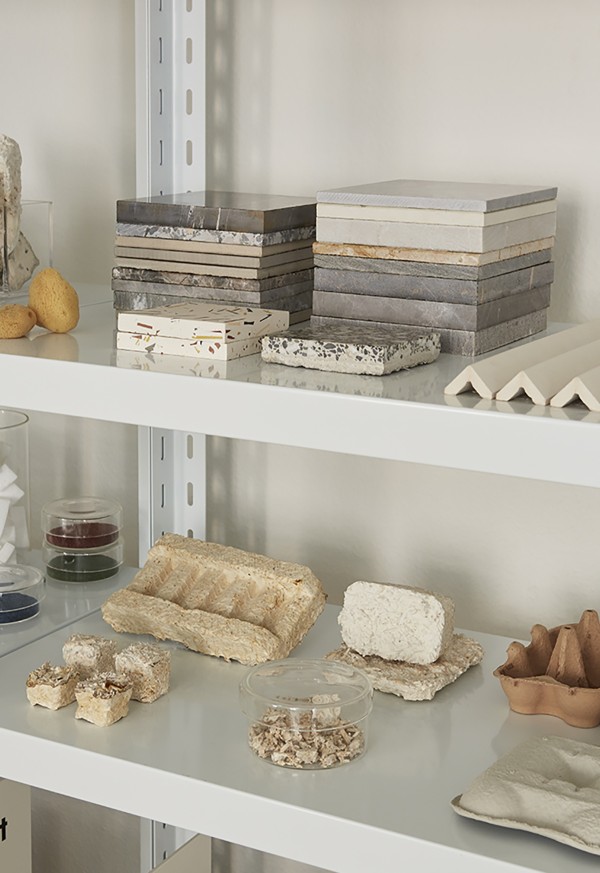 Nina Shelves with Natural Materials