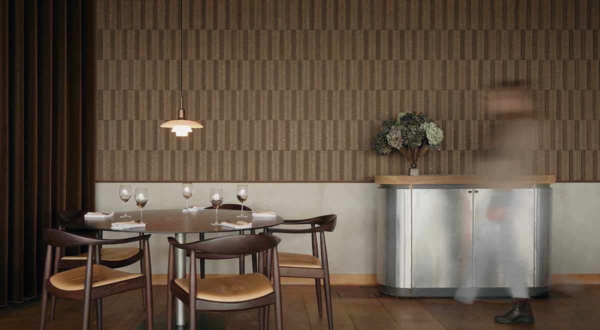 Detail view of Sould Fragments in Restaurant Rosenhøj