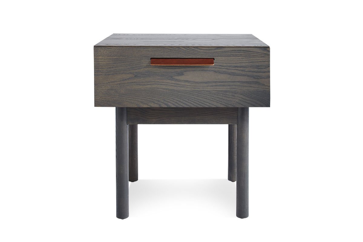 Blu Dot Shale Collection Pulls on nightstand