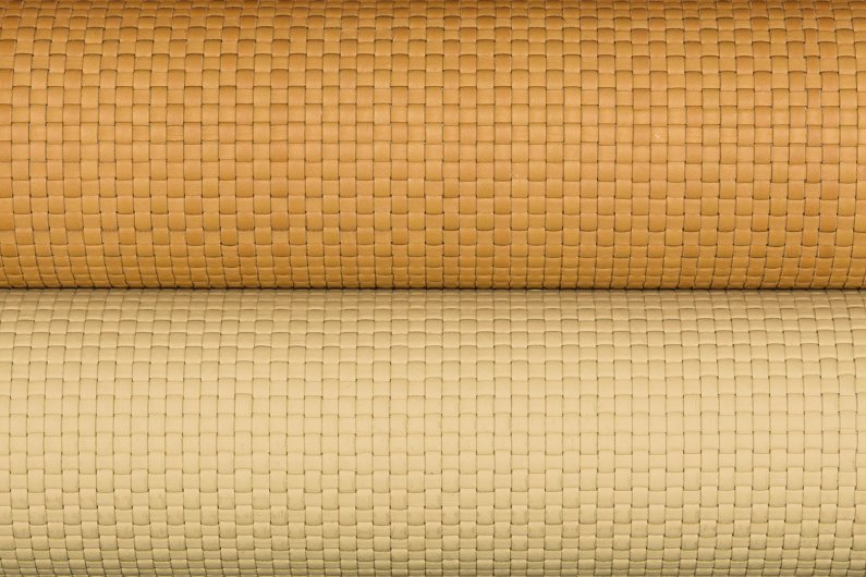 Leather weave rolls